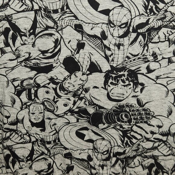 Marvel Comics V-Neck Short Sleeve Tee Shirt - Picture 4 of 8